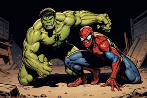 spiderman vs hulk 