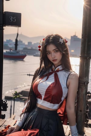 4k,best quality,masterpiece,20yo 1girl,(traditional cheongsam costume, alluring smile, head ornaments 

(Beautiful and detailed eyes),
Detailed face, detailed eyes, double eyelids ,thin face, real hands, muscular fit body, semi visible abs, ((short hair with long locks:1.2)), black hair, black background,


real person, color splash style photo,
