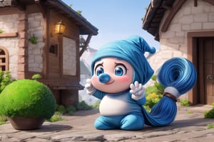 little keqingdef as (Smurfs), show yourself as (Smurfs), show me your (Smurfs costume), creating an atmosphere in (Smurf Village), creating an atmosphere at (Smurf Village), show yourself as Smurf, (Grouchy Smurf), (Sasette), (Brainy Smurf), (Papa Smurf), (Clumsy Smurf), (Hauie), (Hefty Smurf),