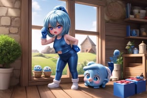 little keqingdef as (Smurfs), show yourself as (Smurfs), show me your (Smurfs costume), creating an atmosphere in (Smurf Village), creating an atmosphere at (Smurf Village), show yourself as Smurf, (Grouchy Smurf), (Sasette), (Brainy Smurf), (Papa Smurf), (Clumsy Smurf), (Hauie), (Hefty Smurf),