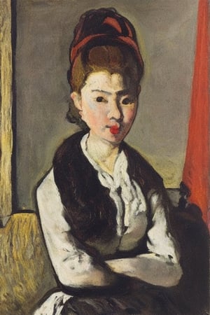 an asian japanese woman, 

in a pablo picasso style, 

eldmeisterog style