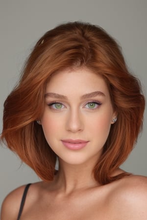 RAW photo of marinarb, detailed face, reddish brown hair, realistic skin texture, makeup, fashion, full body