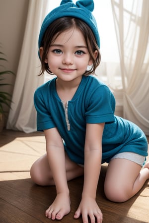 **Tutu:** A young girl wearing a tiny tutu, cinched at the waist with a satin ribbon, in a bright studio setting with softbox lighting and a blurred background.

**Romper:** A baby boy posing on a patchwork quilted blanket, wearing a romper with short sleeves and a snap-button front, under natural light with a shallow depth of field.

**Bloomers:** A toddler girl playing outside on a sunny day, wearing loose bloomers under a flowing sundress, captured in a warm, golden light with a blurred background.

**Footie:** A newborn baby wrapped snugly in a footie onesie, lying on a soft, white blanket in a cozy nursery setting with gentle, diffused lighting.

**Mary Janes:** A little girl standing on a wooden floor, wearing Mary Jane shoes and a simple dress, against a plain white background with a single, soft light source.

**Smocking:** A vintage-style illustration of a baby's onesie with smocking details, set against a warm, textured background with a subtle gradient effect.

**Onesie:** A sleeping infant in a onesie onesie, lying on a plush, cream-colored couch, under a warm, golden light with a shallow depth of field.

**Diaper Cover:** A diaper-clad baby crawling on a soft, green grassy area, wearing a simple diaper cover and a matching hat, under natural lighting with a blurred background.

**Sunsuit:** A happy toddler boy playing in a sunny backyard, wearing a lightweight sunsuit and sunglasses, captured in a bright, natural light with a shallow depth of field.

**Rash Guard:** A young swimmer wearing a rash guard swimsuit, posing on the edge of a pool, under watercolor-inspired lighting with a blurred background.