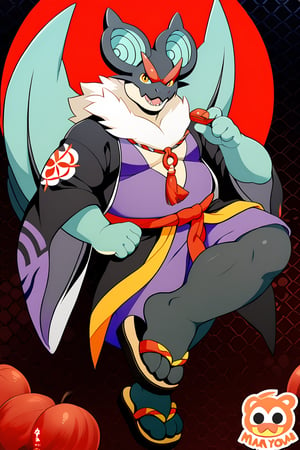 male,solo,foot,overweight,  ,sandals,japanese clothes,,noivern