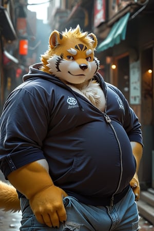 score_9,male,solo,overweight,furry,by daichi kouta,fanqiuhu