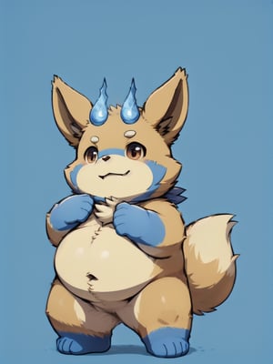 correct body proportions,male,bera, detailed, high resolution,fat,, masterpiece,overweight,obese,erect,nj5furry,botailang,eevee