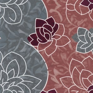dusty rose batik pattern
