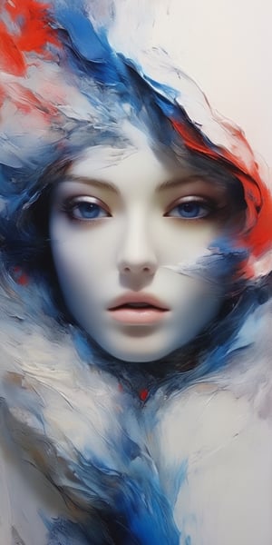 (masterpiece, high quality, 8K, high_res), 
She is a disease that cannot be cured. She is a deadly poison. She is a disaster that cannot be prevented. She is the end that is predetermined from the moment we meet.
Abstract portrait of a beautiful woman, 
Perfect Eyes, detailed eyes, blue eyes,
blend of blue & Red ink drawing, seamlessly a Mix of fluid art and Nicsplash style, dramatic, melancholic, sad, romantic, surreal, dark, tragic, elegant, beautiful, 
inspired by Henry Asencio, 
