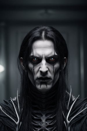 Tamraj Kilvish has cold, soulless black eyes that reflect his evil nature. His long, dark hair and gaunt, pale face accentuate his menacing appearance. He has a tall, skeletal frame, and his malevolent expression often sends chills down the spines of those who see him.

Surrounded by dark magic, Tamraj Kilvish’s cold, soulless black eyes glow with sinister energy. His long, dark hair flows around his gaunt, pale face, enhancing his terrifying presence. Clad in his dark, foreboding attire, his tall, skeletal frame is enveloped in dark energy, his malevolent expression reflecting his unending quest for power.