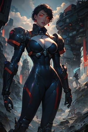 score_9, score_8_up, score_7_up, 2 girls, looking around, weapons at the ready, dynamic stance, huge breasts, huge curvy hips, narrow waist, skinny, skin tight battle suit, cerulean blue, armor, futuristic, sci-fi, cyberware, cybertech, unexplored world, mist, ancient marvelous structures, ultra highres, atmosphere of mystery and danger, (detailed face:1.2), (detailed eyes:1.2), detailed background, intricate, foggy landscape, ghost person,score_9_up,score_tag,masterpiece,disney pixar style,tag score