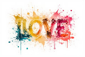 The prompt for this image was:

stylish "LOVE" text, sharp focus, vivid and vibrant color, thickness black line, white background