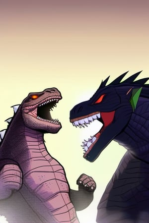 Godzilla vs scar king
