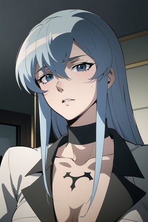 esdeath, Was on a Prison room, silent face
