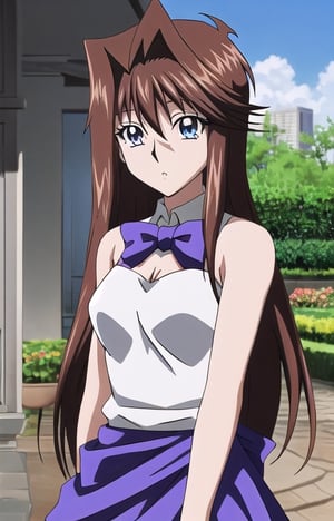 anzu mazaki , dsod, hair brown, blue eyes, long hair, long hair, , , long hair, ,anzu_yugioh , garden ross ,   long hair, dress black , dress black, 
Long hair