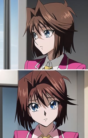 Boy, seto kaiba dsod, girl , anzu mazaki dsod duel monsters , hair brown , blue eyes , hair brown , blue eyes 