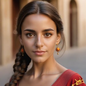 Portrait of A beautiful spain woman