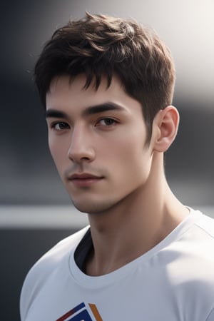 1guy, solo, looking at viewer, High quality, 8k hd, best quality, detailed skin texture, Realistic face,sport manly pose, OLYMPIC nationality tshirt, complicated, 8k ultra hd, high resolution, OLYMPIC background, high definition, excellent quality, stunning image, volumetric lighting, detail quality Enhancer