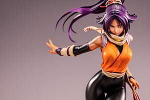 score_9,score_8_up,score_7_up,score_6_up,score_5_up,score_4_up, 

ShihouinYoruichi, dark-skinned female

Default Outfit (orange one):

YoruichiDefault, dark-skinned female, dark-skinned female, long hair, high ponytail, hair tie, scarf, orange shirt, arm warmers, sash, black bodysuit