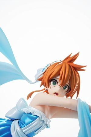 score_9, score_8_up, score_7_up, score_6_up, score_5_up, score_4_up, BREAK, , 1girl, Kendo, orange hair, green eyes, pageant dress, blue dress, strapless, 

,(( white background, blank background))