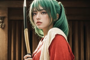 ((1 female)), Hatsune Miku, petite girl, full body, chibi, 3D figure little girl, green hair, twin tails, beautiful girl with attention to detail, beautiful delicate eyes, detailed face, beautiful eyes, Japan's Sengoku period samurai, wearing traditional samurai armor, holding a sword, holding a sword, one-handed sword, detail, dynamic beautiful pose, dynamic pose, Gothic architecture, natural light, ((realistic) ) Quality: 1.2 )), Dynamic Distance Shot, Cinematic Lighting, Perfect Composition, Super Detail, Official Art, Masterpiece, (Best) Quality: 1.3), Reflections, High Resolution CG Unity 8K Wallpaper, Detailed Background, Masterpiece, (Photorealistic): 1.2), Random Angle, Side Angle, Chibi, Full Body, Mikdef,
(Chi-Ling Lin:1.1), (Emma Watson:0.6),