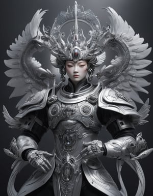 a beautiful rendition of astronaut,insanely detailed and intricate]silver   ratio,hypermaximalist,matte,cinematic,James  froud,ross tran,,LuxTechAI ,,monster ,TransformersStyle 
Budha lotus pose barong goodness good  icon  samurai angel wings 