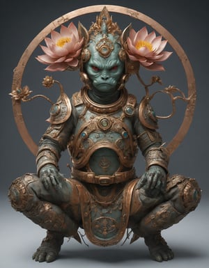 a beautiful rendition of astronaut,insanely detailed and intricate,copper  ratio,hypermaximalist,matte,cinematic,James  froud,ross tran,,LuxTechAI ,,monster ,TransformersStyle 
Budha lotus pose barong goodness good  icon  samurai