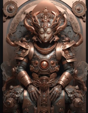 a beautiful rendition of astronaut,insanely detailed and intricate,copper  ratio,hypermaximalist,matte,cinematic,James  froud,ross tran,,LuxTechAI ,,monster ,TransformersStyle 
Budha lotus pose barong goodness good  icon  samurai