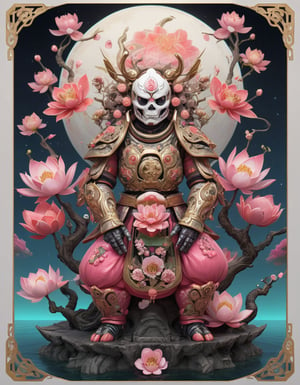 a beautiful rendition of astronaut,insanely detailed and intricate,Ásia traditional ratio,hypermaximalist,matte,cinematic,James  froud,ross tran,,LuxTechAI ,,monster ,TransformersStyle 
Budha lotus pose barong goodness good  icon  samurai peony  
 Sakura skull dragon koi 
