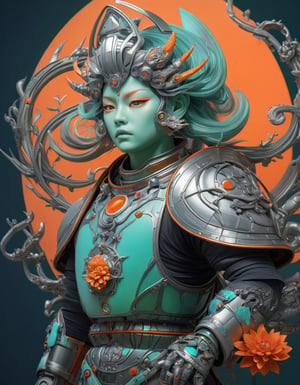 a beautiful rendition of astronaut,insanely detailed and intricate]silver   ratio,hypermaximalist,matte,cinematic,James  froud,ross tran,,LuxTechAI ,,monster ,TransformersStyle 
Budha lotus pose barong goodness good  icon  samurai green orange blue marine 