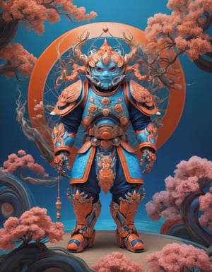 a beautiful rendition of astronaut,insanely detailed and intricate,Ásia traditional ratio,hypermaximalist,matte,cinematic,James  froud,ross tran,,LuxTechAI ,,monster ,TransformersStyle 
Budha lotus pose barong goodness good  icon  samurai peony  Sakura
Garuda humongous  blue marine orange colours 
