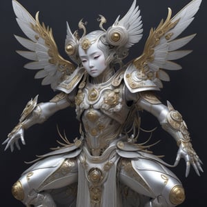 a beautiful rendition of astronaut,insanely detailed and intricate]silver   ratio,hypermaximalist,matte,cinematic,James  froud,ross tran,,LuxTechAI ,,monster ,TransformersStyle 
Budha lotus pose barong goodness good  icon  samurai angel wings 