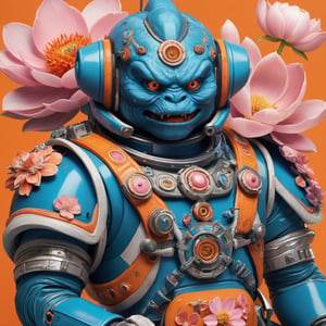 a beautiful rendition of astronaut,insanely detailed and intricate,Ásia traditional ratio,hypermaximalist,matte,cinematic,James  froud,ross tran,,LuxTechAI ,,monster ,TransformersStyle 
Budha lotus pose barong goodness good  icon  samurai peony  Sakura
Garuda humongous  blue marine orange colours