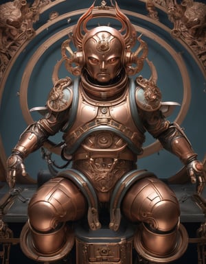 a beautiful rendition of astronaut,insanely detailed and intricate,copper  ratio,hypermaximalist,matte,cinematic,James  froud,ross tran,,LuxTechAI ,,monster ,TransformersStyle 
Budha lotus pose barong goodness good  icon  samurai