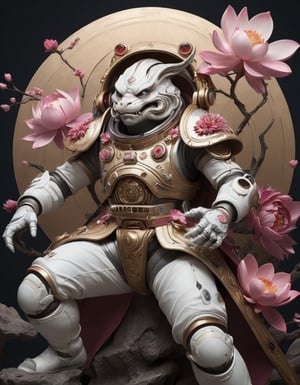 a beautiful rendition of astronaut,insanely detailed and intricate,Ásia traditional ratio,hypermaximalist,matte,cinematic,James  froud,ross tran,,LuxTechAI ,,monster ,TransformersStyle 
Budha lotus pose barong goodness good  icon  samurai peony  
Garuda humongous Sakura cherry balsam 