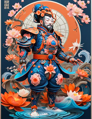 a beautiful rendition of astronaut,insanely detailed and intricate,Ásia traditional ratio,hypermaximalist,matte,cinematic,James  froud,ross tran,,LuxTechAI ,TransformersStyle 
Budha lotus pose barong goodness good  icon  samurai peony  Sakura
Garuda humongous  blue marine orange colours 
 Tattoo Japanese stile koi 