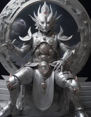 a beautiful rendition of astronaut,insanely detailed and intricate]silver   ratio,hypermaximalist,matte,cinematic,James  froud,ross tran,,LuxTechAI ,,monster ,TransformersStyle 
Budha lotus pose barong goodness good  icon  samurai