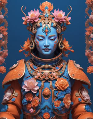 a beautiful rendition of astronaut,insanely detailed and intricate,Ásia traditional ratio,hypermaximalist,matte,cinematic,James  froud,ross tran,,LuxTechAI ,,monster ,TransformersStyle 
Budha lotus pose barong goodness good  icon  samurai peony  Sakura
Garuda humongous  blue marine orange colours 
