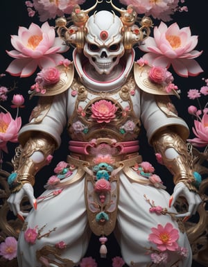 a beautiful rendition of astronaut,insanely detailed and intricate,Ásia traditional ratio,hypermaximalist,matte,cinematic,James  froud,ross tran,,LuxTechAI ,,monster ,TransformersStyle 
Budha lotus pose barong goodness good  icon  samurai peony  
 Sakura skull dragon koi 
