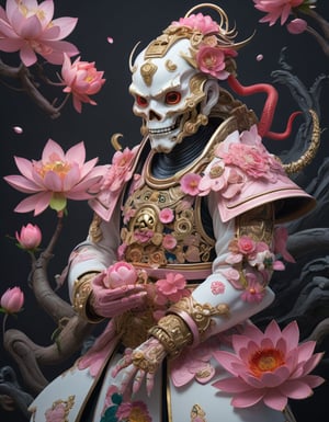 a beautiful rendition of astronaut,insanely detailed and intricate,Ásia traditional ratio,hypermaximalist,matte,cinematic,James  froud,ross tran,,LuxTechAI ,,monster ,TransformersStyle 
Budha lotus pose barong goodness good  icon  samurai peony  
 Sakura skull dragon koi 
