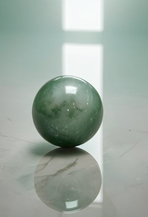 close-up, (from below:1.3),(masterpiece, top quality, best quality, official art, beautiful and aesthetic:1.2),1girl,jianbian ,made of jade,white background,aesthetic,very smooth and textured surface,reflection,soft shadow,metallic luster,green theme