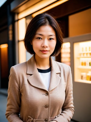 A cinematic masterpiece in 4K RAW, captured with the Fujifilm XT3. A stunningly detailed street corner scene at night, bathed in vivid illumination. Exquisitely realistic skin textures and finely detailed facial features shine under subtle lighting. The subject's mysterious gaze is framed by a harmonious composition, immersing the viewer in an atmosphere of contrast and intrigue. Film grain: 1.2 adds to the overall cinematic look.