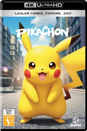 4kbluray cover of Pikachu