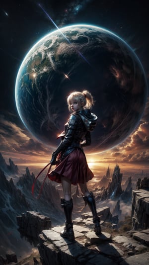 Pixie Girl,Anime,Planetes,Science Fiction,Landscape,