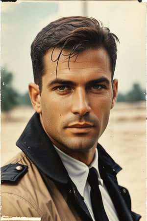 A photo portrait of a male FBI special agent 40 years old during summer 1968