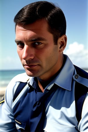 A photo portrait of a male FBI special agent 40 years old during summer 1968