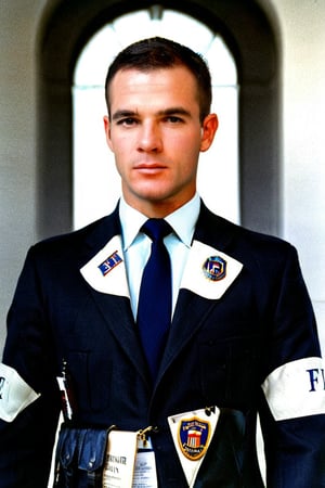 A photo portrait of a male FBI special agent summer 1968