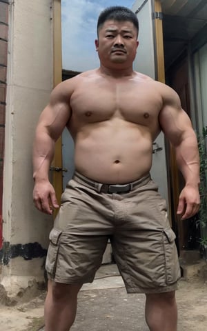 Xiaotianquan,solo,policeman,large_pectorals