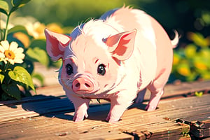a cute pig