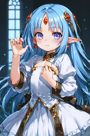 score_9, score_8_up, score_7_up, score_6_up, score_5_up, score_4_up, perfect anatomy,
1girl, solo, reset_Kalar, long hair, lightblue hair, tiny body, flat chest, white dress, beautiful face, beautiful eyes, beautiful hands,loli, shortstack blushing, 
,//LoRA
anime_screencap, beautiful_female_fingers, (correct number of fingers), 5_fingers, perfect anatomy, RANCEX, reset_Kalar