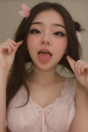 1girl, ahegao_face, 